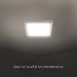 Mini panel επιφανειακό backlit LED 6W 3000K Λευκού Χρώματος V-TAC – 10492