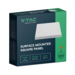 Mini Panel Backlit LED 12W 3000K Λευκού Χρώματος V-TAC – 10495