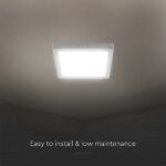 Mini Panel Backlit LED 12W 3000K Λευκού Χρώματος V-TAC – 10495
