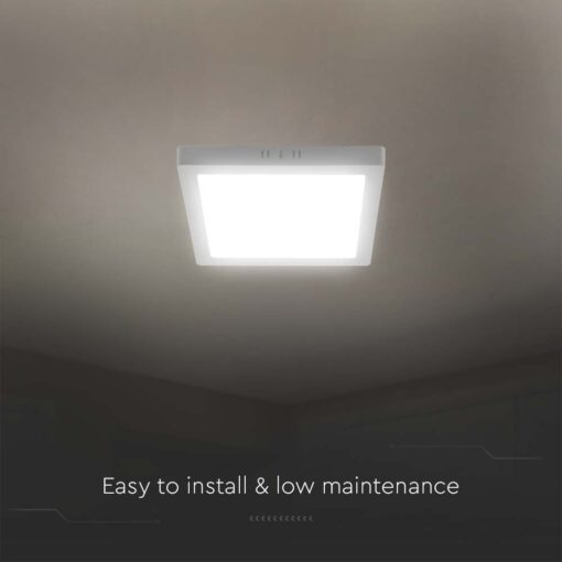 Mini Panel Backlit LED 12W 3000K Λευκού Χρώματος V-TAC – 10495