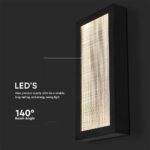 Επιτοίχιο Φωτιστικό Εξωτερικού Χώρου LED 20W 3000K IP65 Μαύρου Χρώματος V-TAC – 10558