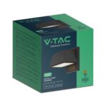 Επιτοίχιο Φωτιστικό Εξωτερικού Χώρου LED 15W 3000K IP65 Μαύρου Χρώματος V-TAC – 10564
