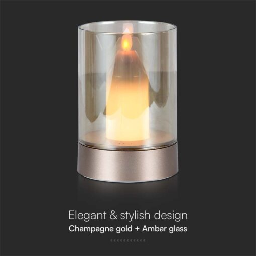 Φωτιστικό Γραφείου LED 2W Επαναφορτιζόμενο Dimmable Χρυσού Χρώματος V-TAC – 10566