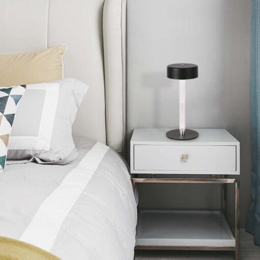 Φωτιστικό Γραφείου LED 3W Επαναφορτιζόμενο Μαύρου Χρώματος Dimmable V-TAC – 10570