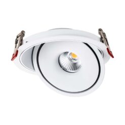 Φωτιστικό Oροφής Xωνευτό  COB 12W 3 σε 1 CCT Λευκού Χρώματος V-TAC – 10579