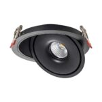 Φωτιστικό Oροφής Xωνευτό COB 20W 3 σε 1 CCT Μαύρου Χρώματος V-TAC – 10580