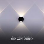 Απλίκα Up-Down LED 2W 3000K Μαύρου Χρώματος V-TAC – 10584