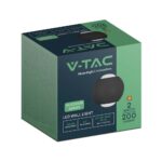 Απλίκα Up-Down LED 2W 4000K Μαύρου Χρώματος V-TAC – 10586