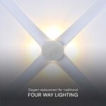 Απλίκα LED 4W 4000K Λευκού Χρώματος V-TAC – 10591