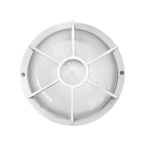 Χελώνα πλαστική στρογγυλή με πλέγμα SLP-450 WHITE- 13-0041