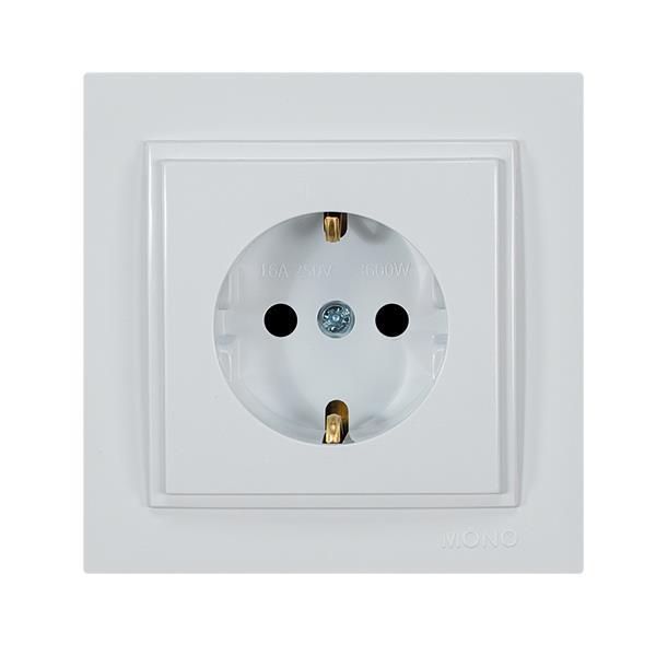 ΠΡΙΖΑ ΣΟΥΚΟ 16A ΛΕΥΚΗ ΜΕ ΠΑΙΔΙΚΗ ΠΡΟΣΤΑΣΙΑ EUROLAMP – 152-10131