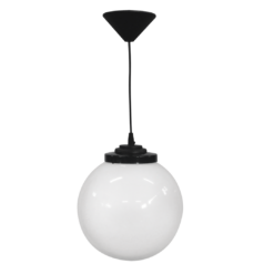 Φωτιστικό  Κρεμαστό  LP-100K Φ20 1L  Μαύρο  Heronia – 11-0052