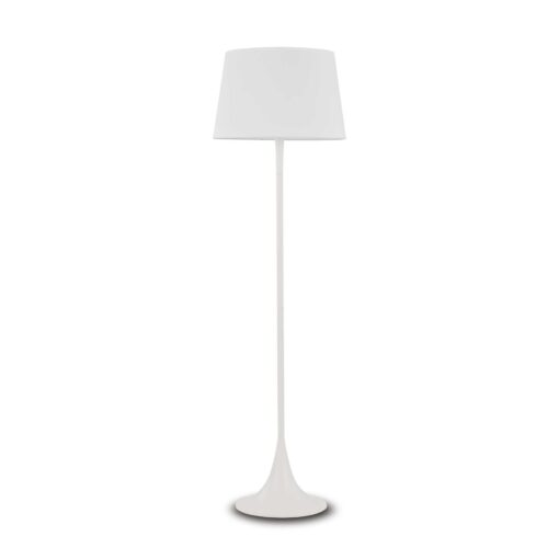 IDEAL LUX Φωτιστικό Δαπέδου LONDON 1xE27 Λευκού Χρώματος – 110233