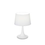 IDEAL LUX Επιτραπέζιο Φωτιστικό LONDON 1xE27 Λευκού Χρώματος – 110530