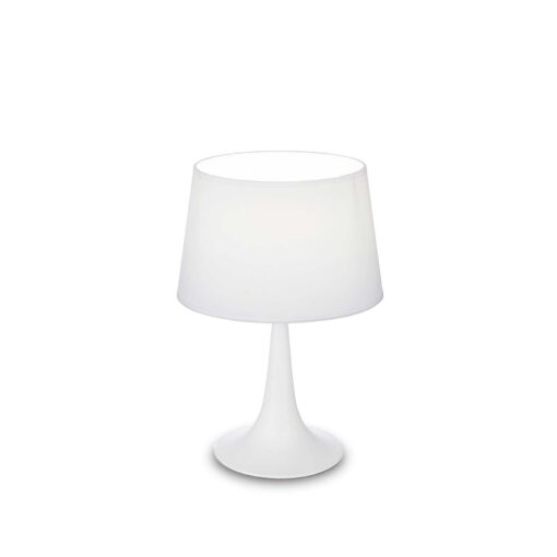IDEAL LUX Επιτραπέζιο Φωτιστικό LONDON 1xE27 Λευκού Χρώματος – 110530
