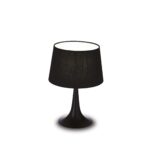 IDEAL LUX Επιτραπέζιο Φωτιστικό LONDON 1xE27 Μαύρου Χρώματος – 110554