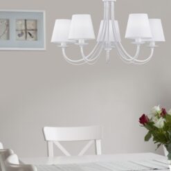 Πολυέλαιος Trio Lighting   E14 Λευκό Ματ Μεταλλικό    110600531