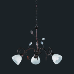 Πολυέλαιος Trio Lighting   E14 Σκουριά Αντικέ Μεταλλικό    110700328