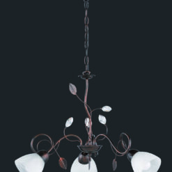 Πολυέλαιος Trio Lighting   E14 Σκουριά Αντικέ Μεταλλικό    110700328