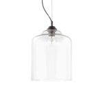 IDEAL LUX Κρεμαστό Φωτιστικό BISTRO 1xE27 Διαφανές  – 112305