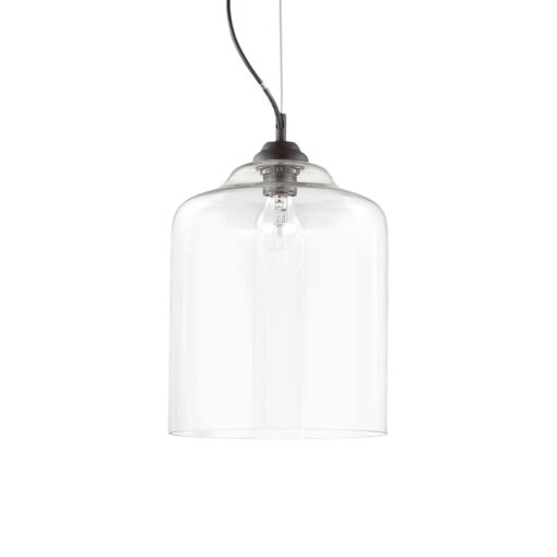 IDEAL LUX Κρεμαστό Φωτιστικό BISTRO 1xE27 Διαφανές  – 112305