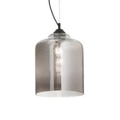 IDEAL LUX Κρεμαστό Φωτιστικό BISTRO 1xE27 Φιμέ Χρώματος – 112312