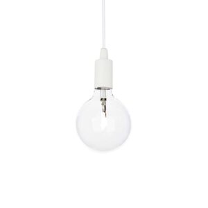 IDEAL LUX Κρεμαστό Φωτιστικό Οροφής EDISON 1xE27 Λευκού Χρώματος – 113302