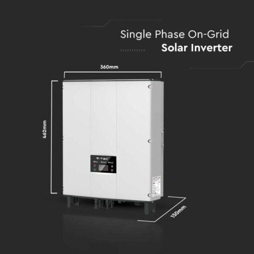 5kW On Grid Solar Inverter LCD Display & DC Switch Single Phase IP66 Warranty 5+5YRS Optional  V-TAC – 11370