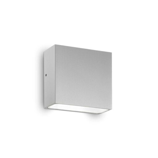 IDEAL LUX Επιτοίχιο Φωτιστικό Βεράντας TETRIS-1 1xG9 IP44 Γκρι Χρώματος – 113760