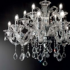 IDEAL LUX Κρεμαστό Φωτιστικό COLOSSAL 15xE14 Ασημί Χρώματος – 081526