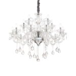 IDEAL LUX Κρεμαστό Φωτιστικό COLOSSAL 15xE14 Κρύσταλλο – 114170