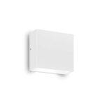 IDEAL LUX Επιτοίχιο Φωτιστικό Εξωτερικού Χώρου TETRIS-1 1xG9 IP44 Λευκού Χρώματος – 114293