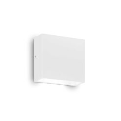 IDEAL LUX Επιτοίχιο Φωτιστικό Εξωτερικού Χώρου TETRIS-1 1xG9 IP44 Λευκού Χρώματος – 114293
