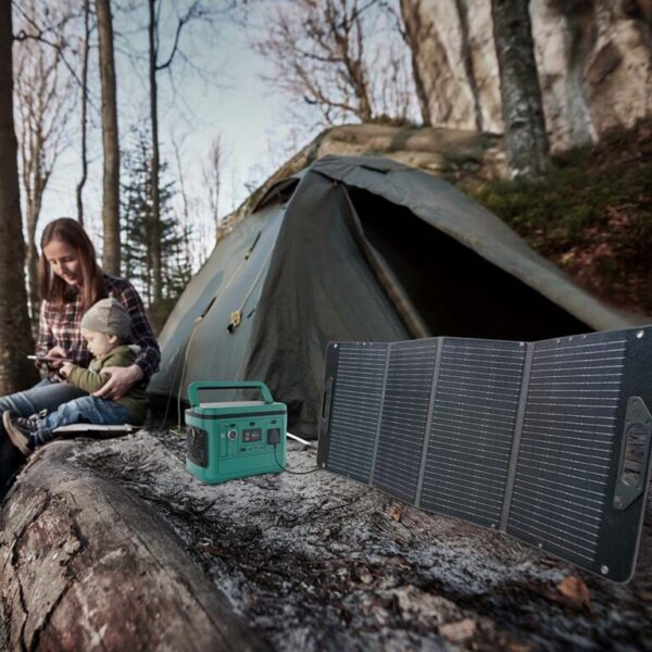 160W Foldable Solar Panel For Portable Power Station V-TAC – 11566