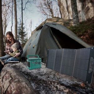 80W Foldable Solar Panel For Portable Power Station V-TAC – 11564