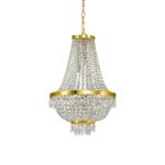 IDEAL LUX Κρεμαστό Φωτιστικό CAESAR  9xG9 Κρύσταλλο – 114736