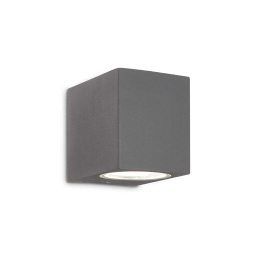 IDEAL LUX Φωτιστικό Τοίχου UP IP44 1xG9 IP44 Χρώματος Ανθρακί – 115306