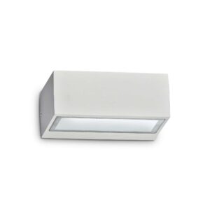 IDEAL LUX Απλίκα Τοίχου BIANCO 1xG9 IP44 Λευκού Χρώματος – 115351