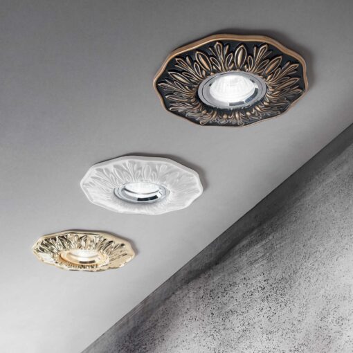 IDEAL LUX Φωτιστικό Σποτ Οροφής  POLKA 1xGU10 Λευκού Χρώματος – 115597
