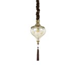 IDEAL LUX Κρεμαστό Φωτιστικό HAREM 1xE27 Χρυσού Χρώματος – 115979