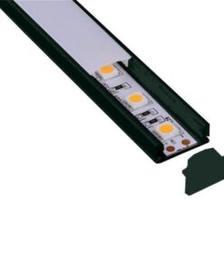 ΠΡΟΦΙΛ ΕΞΩΤΕΡΙΚΟ 2000*17*8 90° ΜΑΥΡΟ EUROLAMP – 145-70950