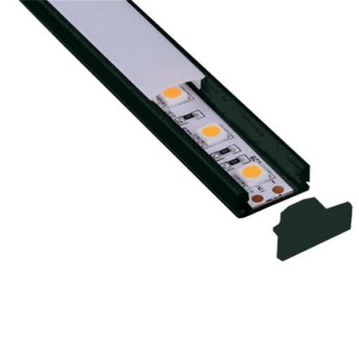 ΠΡΟΦΙΛ ΕΞΩΤΕΡΙΚΟ 2000*17*8 90° ΜΑΥΡΟ EUROLAMP – 145-70950