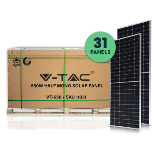 550W Mono Solar Panel 2279*1134*35MM Order Only Pallet V-TAC – 11831
