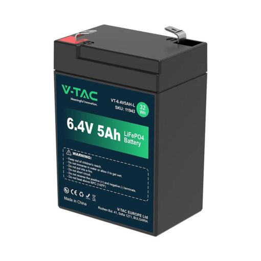 Μπαταρία Λιθίου 6.4V 5Ah 70x47x99mm V-TAC – 11943