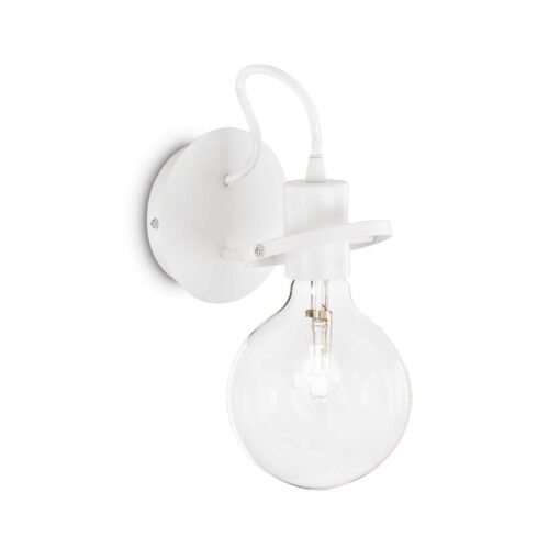 IDEAL LUX Επιτοίχιο Φωτιστικό RADIO 1xE27 3000K Λευκού Χρώματος – 119465