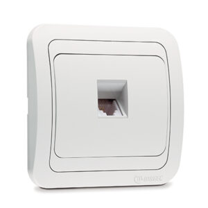 Πρίζα Τηλεφώνου Μονή RJ11 Λευκή Makel Mimoza – 12014