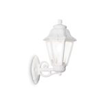 IDEAL LUX Απλίκα Τοίχου DAFNE 1xE27 IP55 Λευκού Χρώματος – 120423