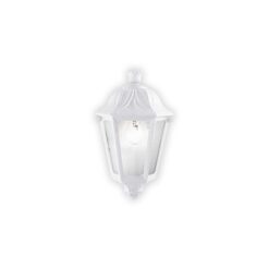IDEAL LUX Απλίκα Τοίχου DAFNE 1xE27 IP55 Λευκού Χρώματος – 120430