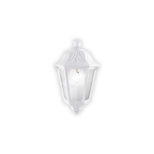 IDEAL LUX Απλίκα Τοίχου DAFNE 1xE27 IP55 Λευκού Χρώματος – 120430