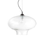 IIDEAL LUX Κρεμαστό Φωτιστικό BISTRO 1xE27 Διάφανο – 120898